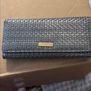 Liz Claiborne Black Woven Clutch